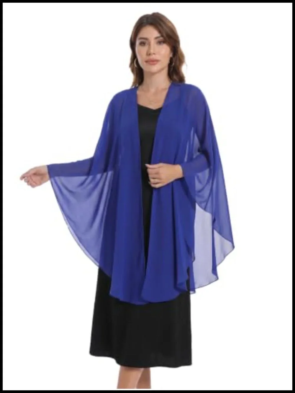 Chiffon Shawl Wrap Evening Dress Wedding Party Cover Up for Women Soft